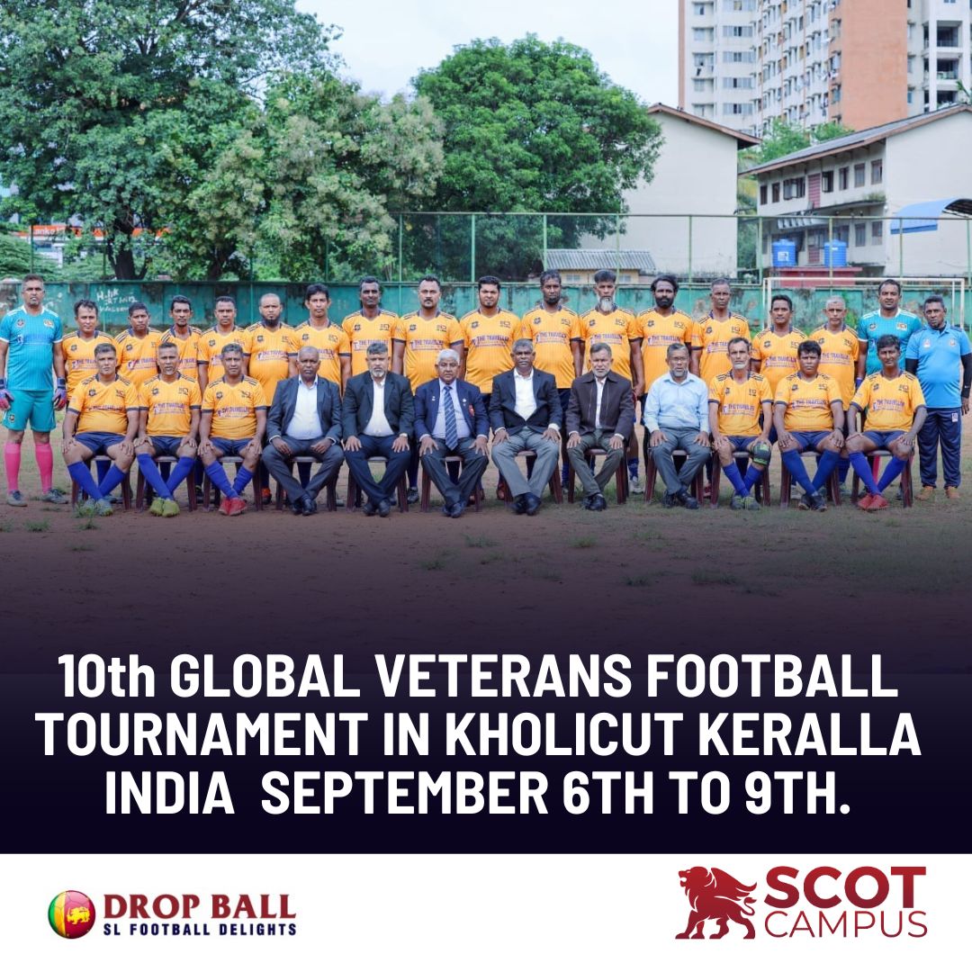 Maligawatha Veterans Set to Compete in the 10th Global Veterans Football Tournament in Kerala, India