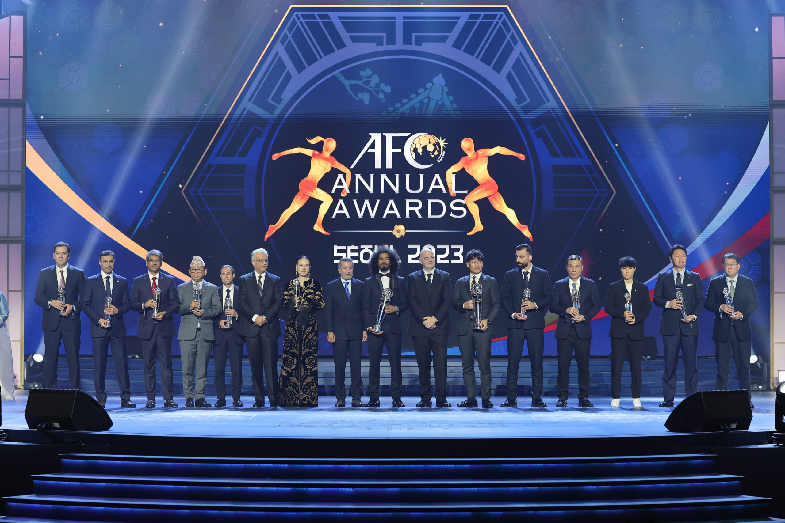 Afif and Seike feted as Asia’s best at dazzling AFC Annual Awards